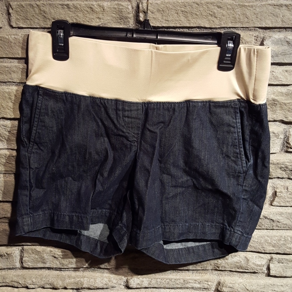 Maternity Ann Taylor Loft Denim Jean Shorts